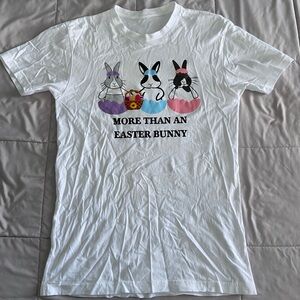 Bunky Bun Coffee More Than an Easter Bunny Short Sleeve T Shirt Small